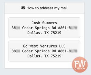 virtual mailing address for business